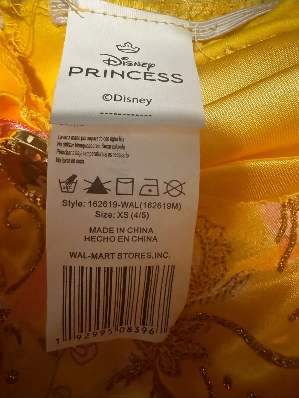 Belle Princess Tulle Dress-Up Costume for Kids
